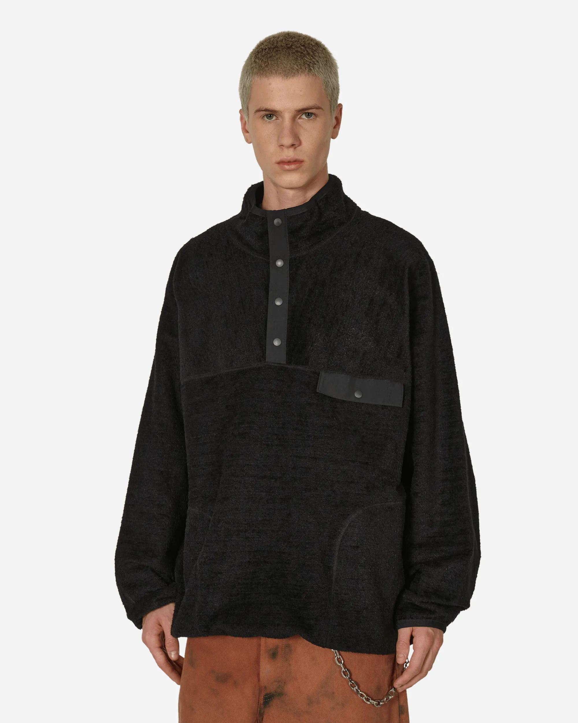 Comme Des Garçons Homme Coats And Jackets^Cotton Fleece Pullover Black