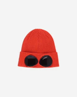C.P. Company Hats|Hats^Cotton Goggle Beanie Poinciana