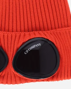 C.P. Company Hats|Hats^Cotton Goggle Beanie Poinciana