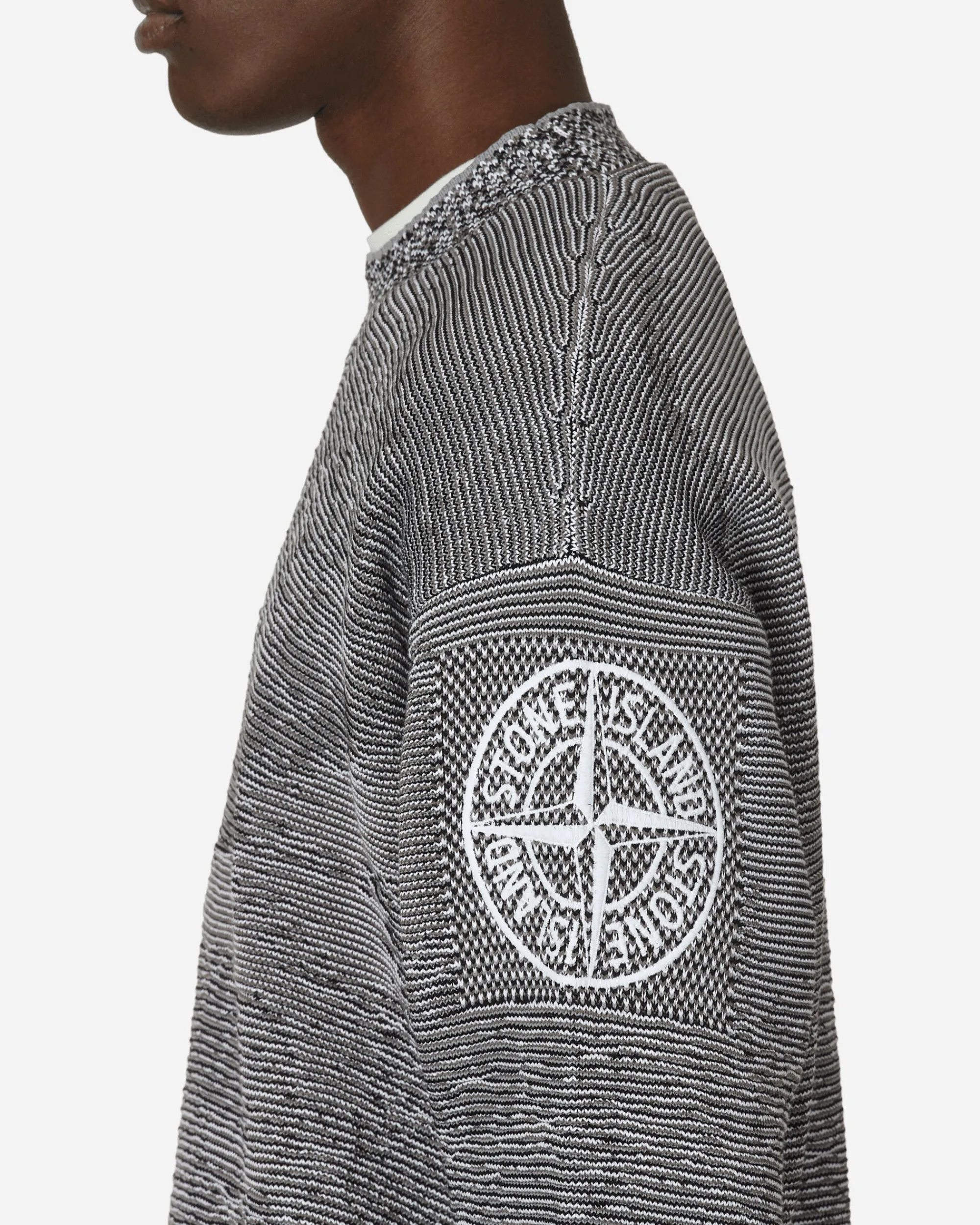 Stone Island Knitwear^Cotton Nylon Mock Neck Sweater Dust