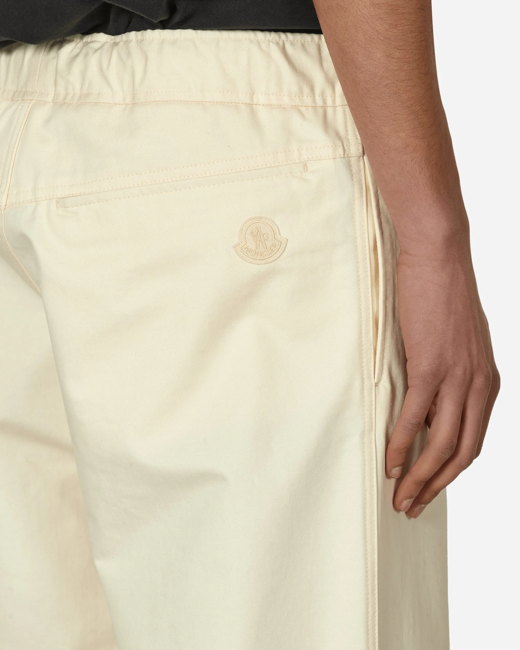 Moncler Pants^Cotton Poplin Trousers Beige