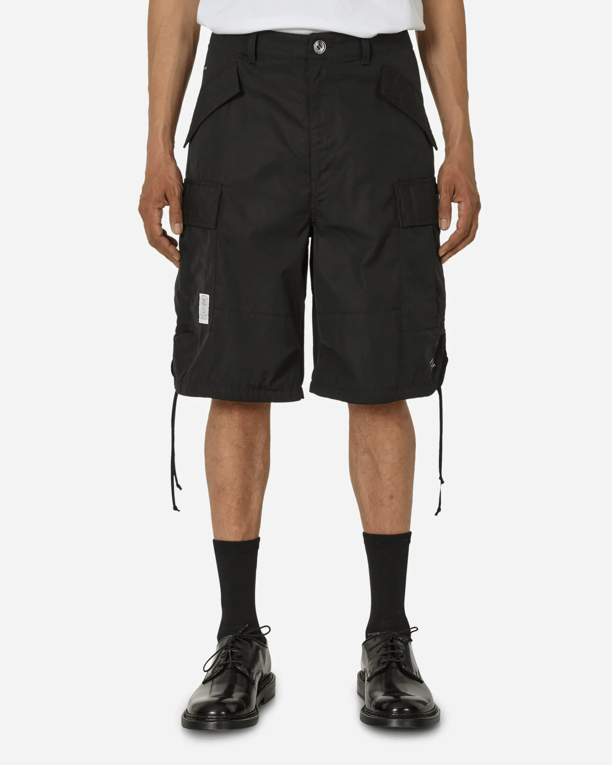 Undercover Shorts^Cotton Shirt Tour Me Shorts Black