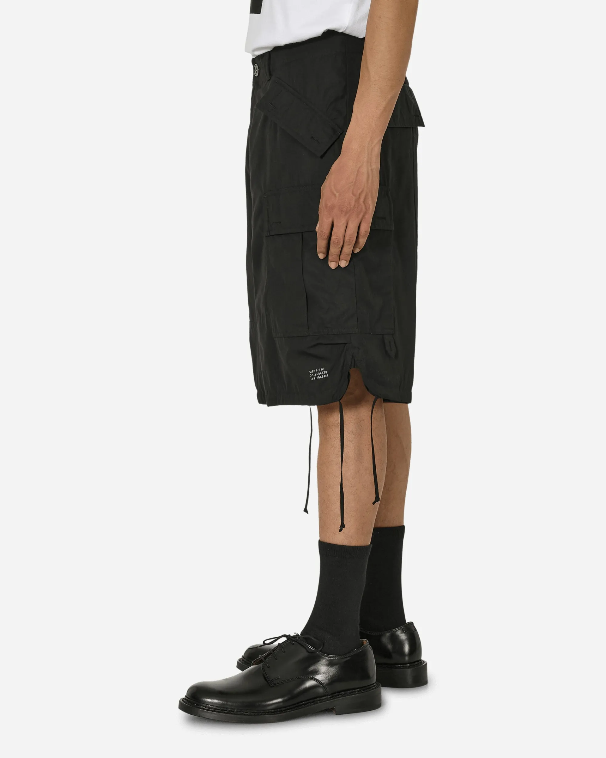Undercover Shorts^Cotton Shirt Tour Me Shorts Black