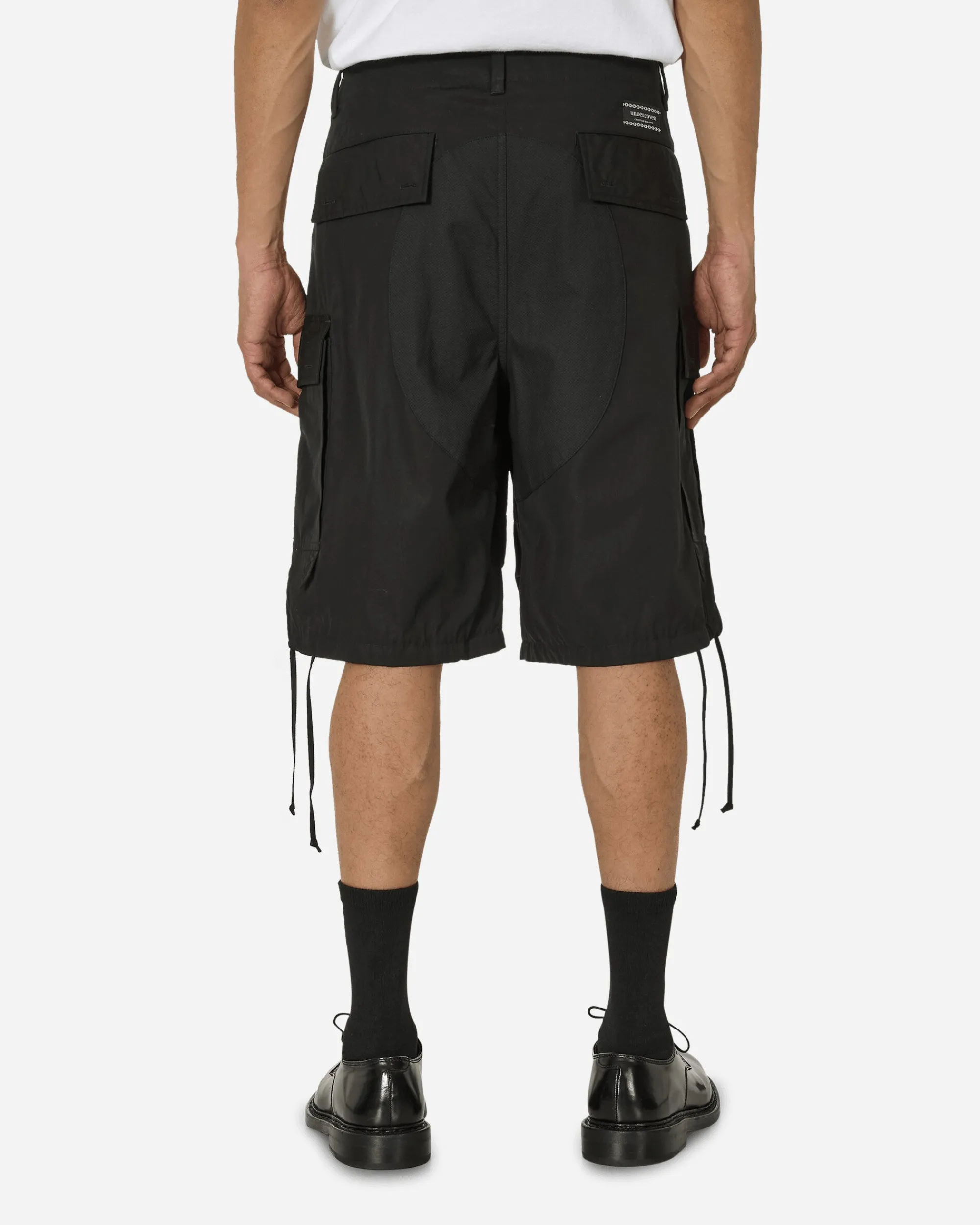 Undercover Shorts^Cotton Shirt Tour Me Shorts Black