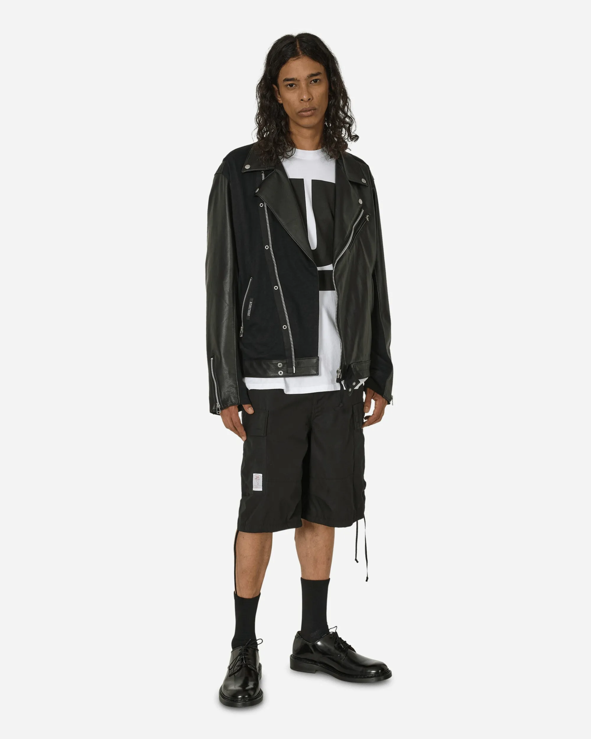 Undercover Shorts^Cotton Shirt Tour Me Shorts Black