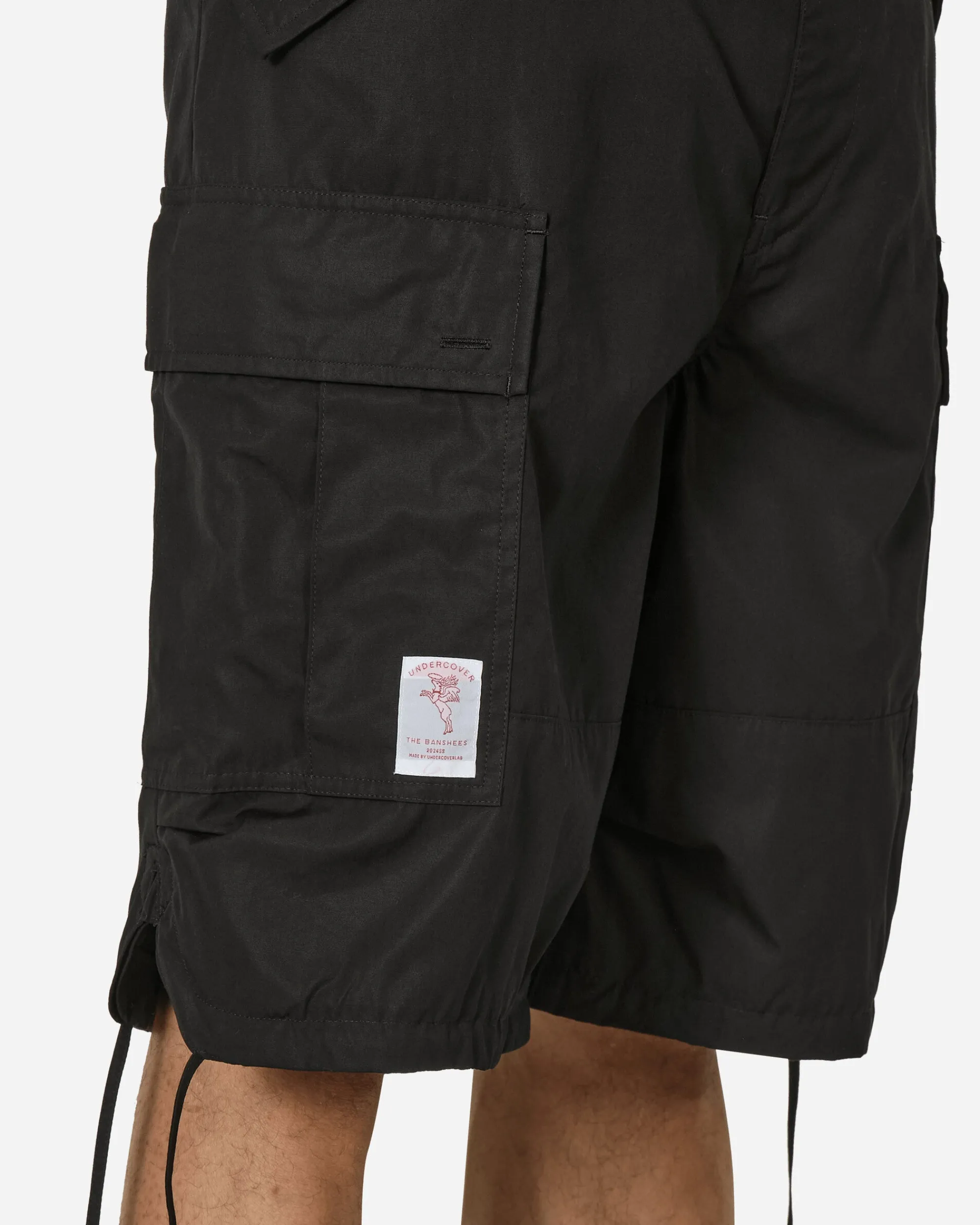 Undercover Shorts^Cotton Shirt Tour Me Shorts Black