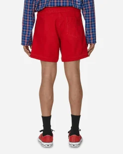 Stockholm (Surfboard) Club Shorts^Cotton Twill Shorts Red