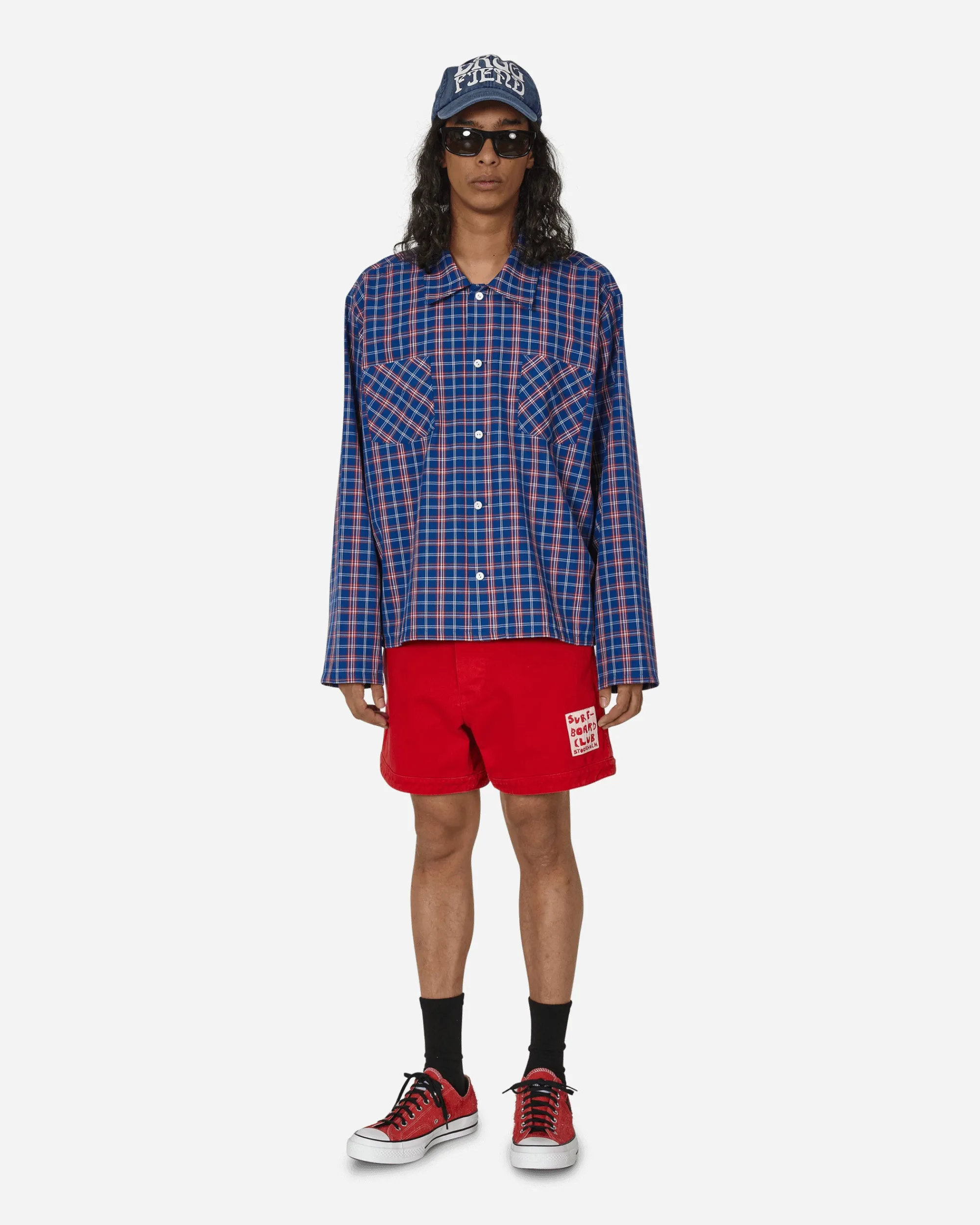 Stockholm (Surfboard) Club Shorts^Cotton Twill Shorts Red