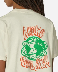Awake NY T-Shirts^Crawford T-Shirt Off White