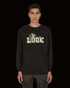 Lqqk T-Shirts^Creature Logo Longsleeve T-Shirt Black