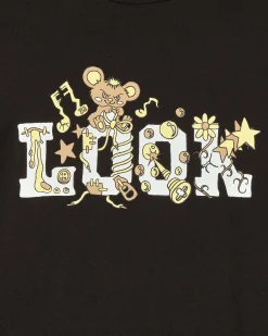 Lqqk T-Shirts^Creature Logo Longsleeve T-Shirt Black
