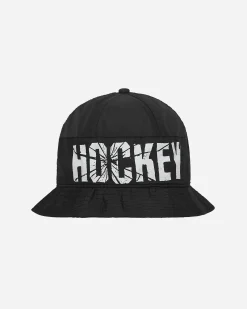 Hockey Hats|Hats^Crinkle Bell Bucket Hat Black