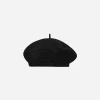 Bode Hats|Hats^Crochet Beret Black