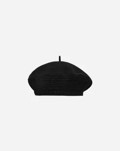 Bode Hats|Hats^Crochet Beret Black