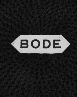 Bode Hats|Hats^Crochet Beret Black