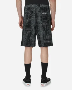 Fucking Awesome Shorts^Crocodile Shorts Black