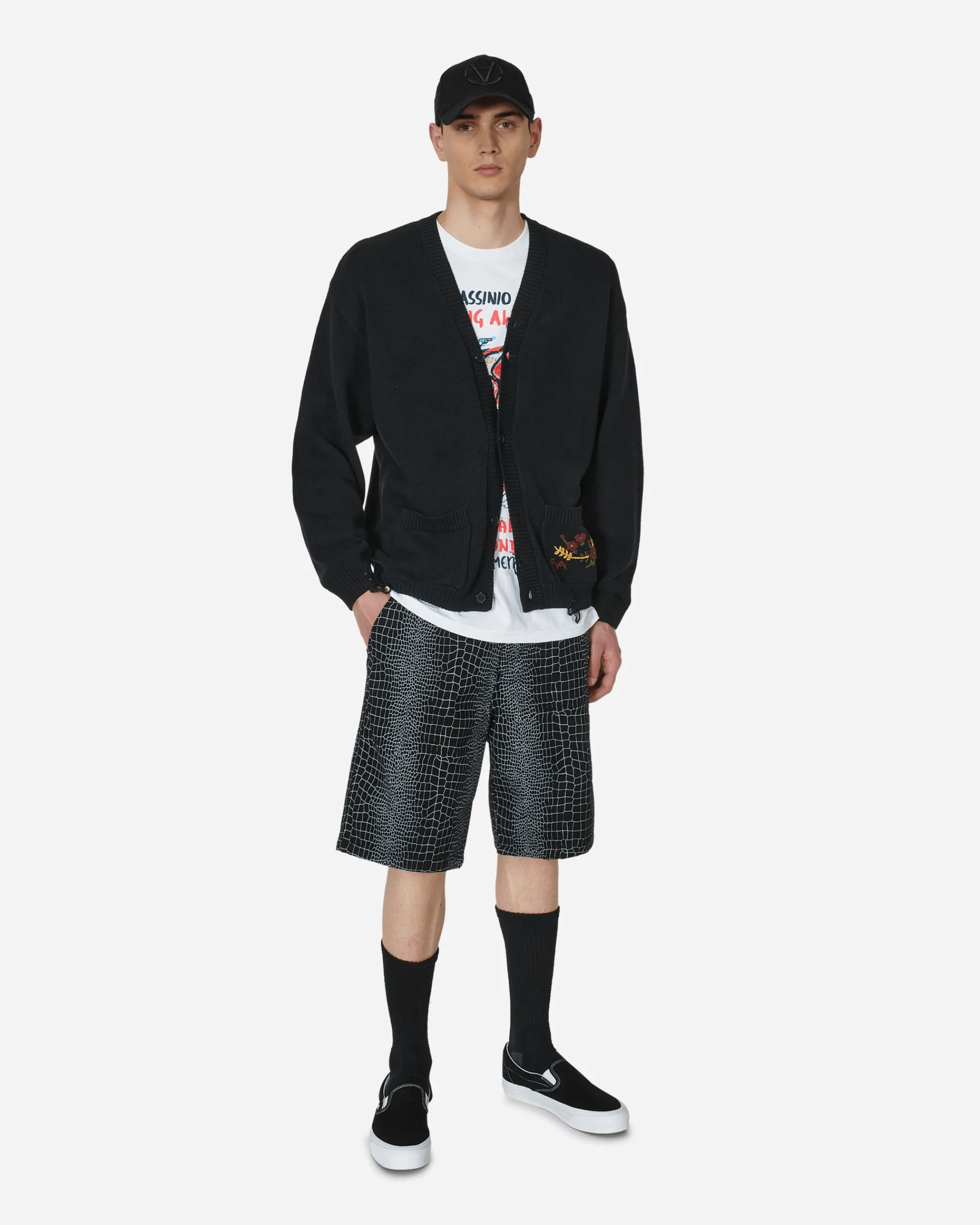 Fucking Awesome Shorts^Crocodile Shorts Black