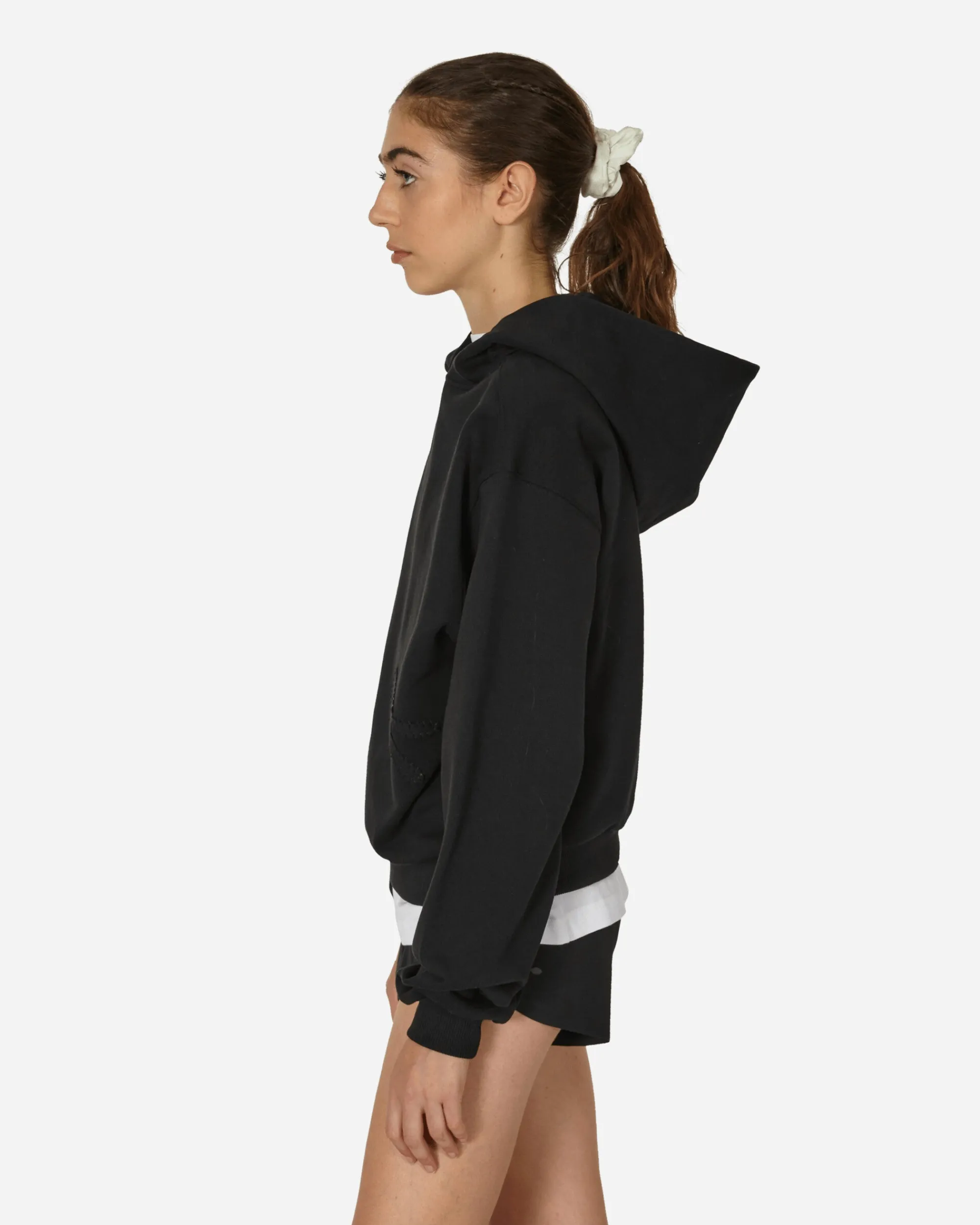 District Vision Sweatshirts^Cropped Hoodie Black