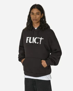 FUCT Sweatshirts^Cross Hoodie Black