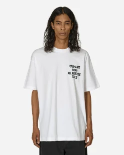 Carhartt WIP T-Shirts^Cross Screw T-Shirt White