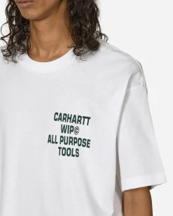 Carhartt WIP T-Shirts^Cross Screw T-Shirt White