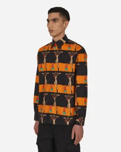 Sex Skateboards Shirts^Crusifix Button Up Shirt Black