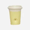 Big Bell Ceramics High Times^Cup Pipe Yellow