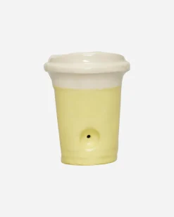Big Bell Ceramics High Times^Cup Pipe Yellow