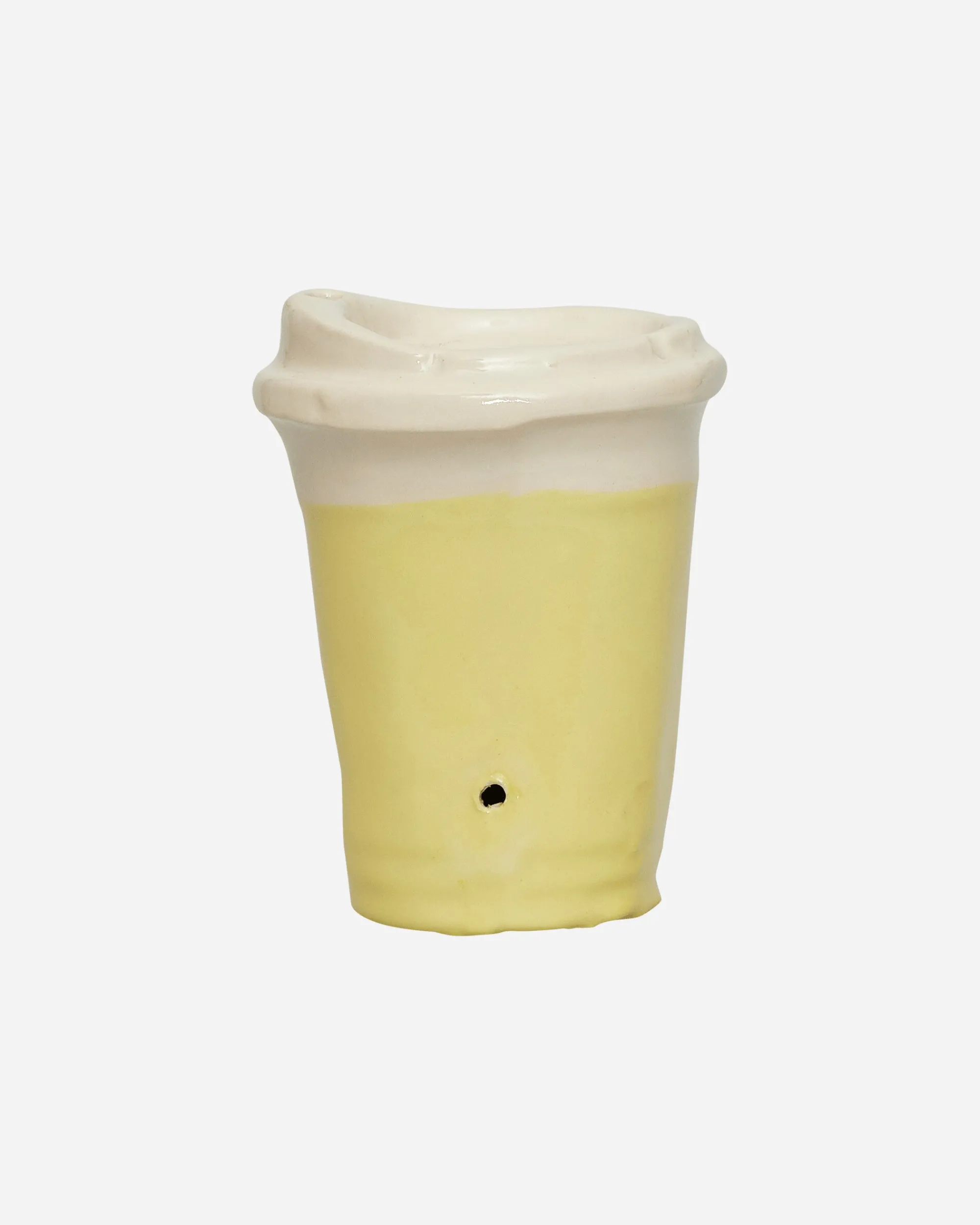 Big Bell Ceramics High Times^Cup Pipe Yellow