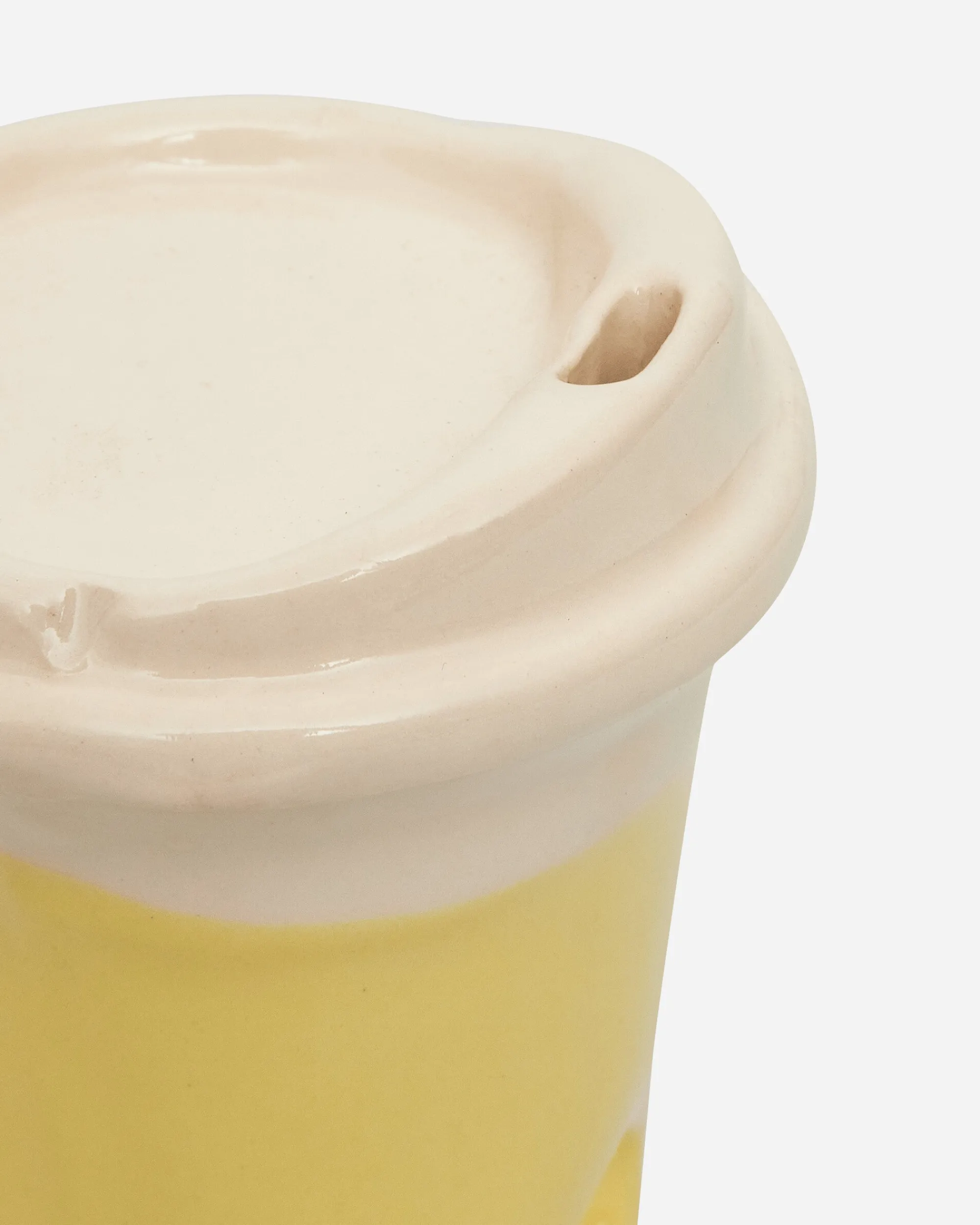 Big Bell Ceramics High Times^Cup Pipe Yellow