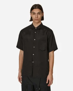 Comme Des Garçons Black Shirts^Cupro Shortsleeve Shirt Black
