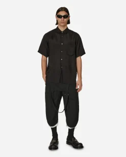 Comme Des Garçons Black Shirts^Cupro Shortsleeve Shirt Black