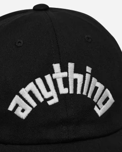 aNYthing Hats|Hats^Curved Logo Dad Hat Black