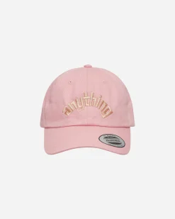 aNYthing Hats|Hats^Curved Logo Dad Hat Pink