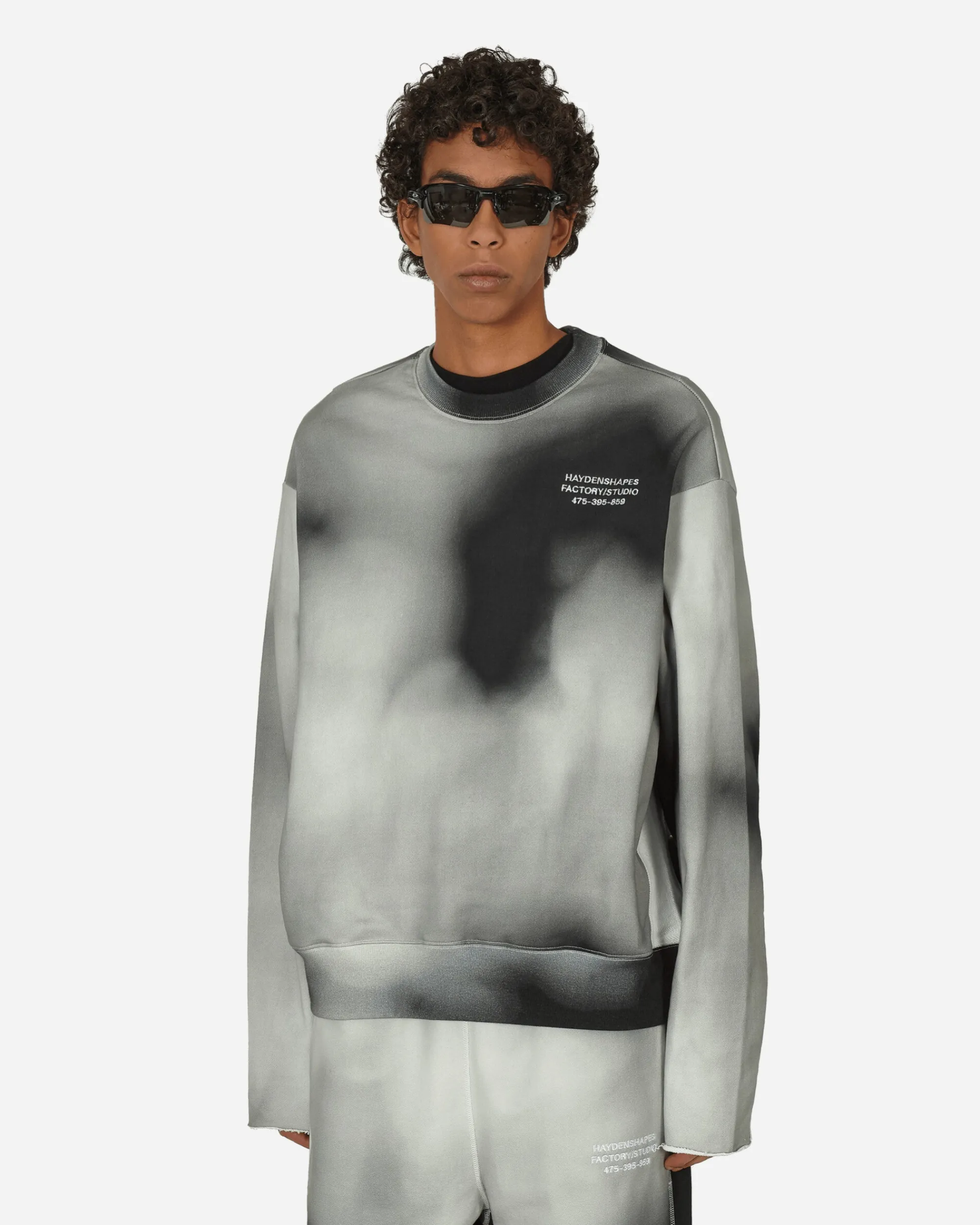 Haydenshapes Sweatshirts^Cut Off Crewneck Sweatshirt Moonscape