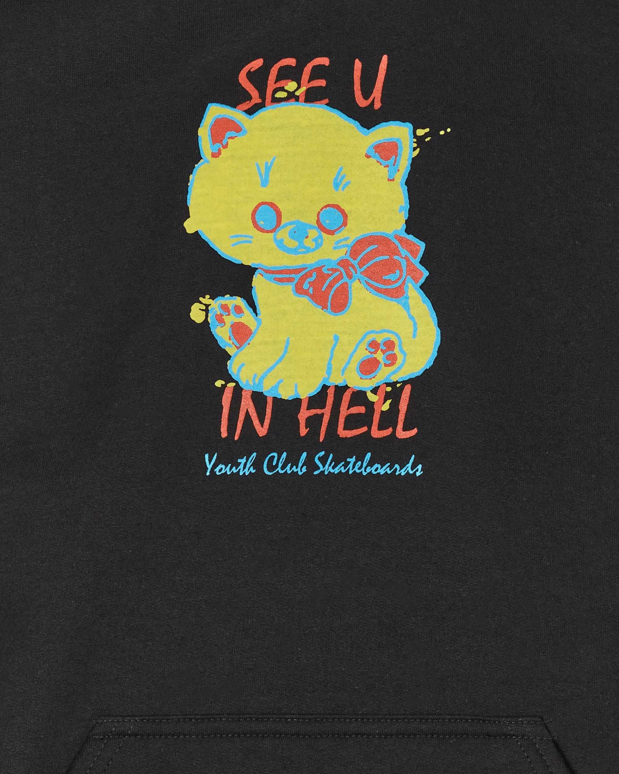 Youth Club Sweatshirts^Cutie Hoodie Black