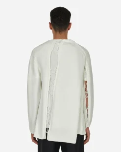 Comme Des Garçons Homme Plus Knitwear^Cut-Out Sweater White