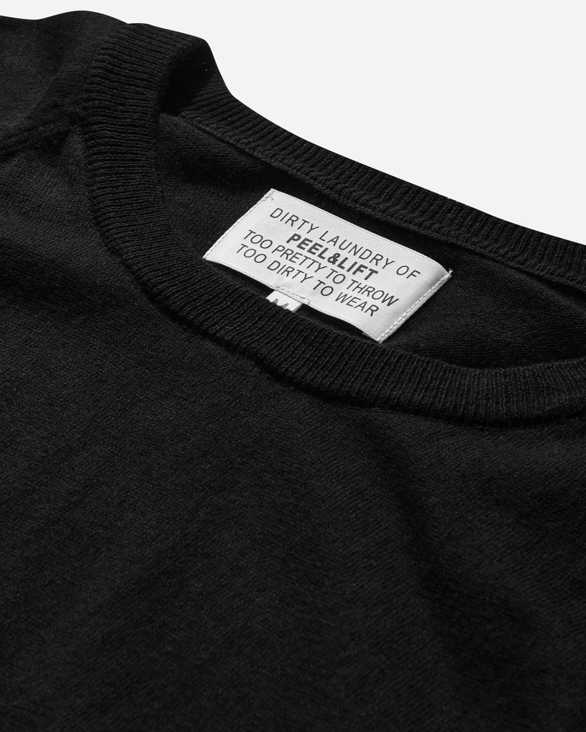 Peel & Lift Knitwear^Damaged Jumper Black