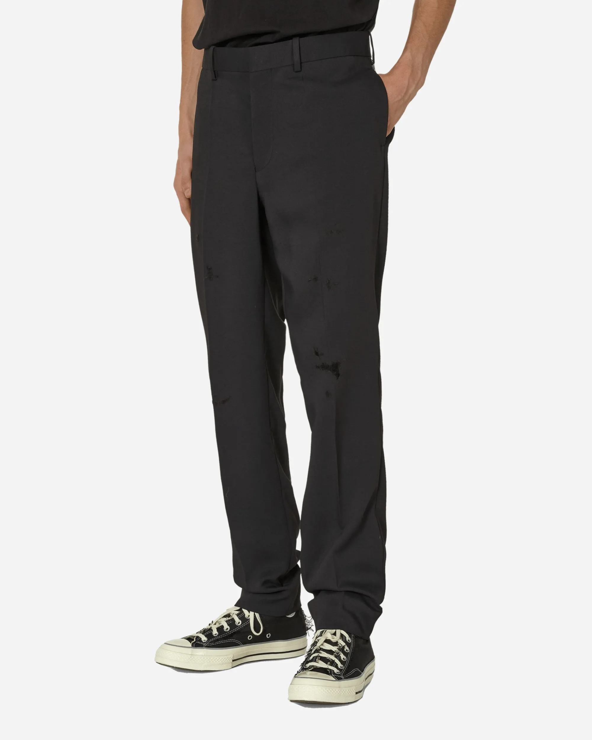 Undercover Pants^Damaged Trousers Black