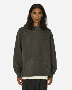 Undercover Sweatshirts^Dameged Hoodie Charcoal