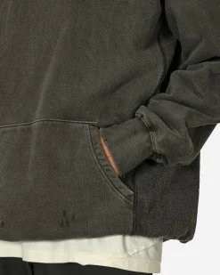 Undercover Sweatshirts^Dameged Hoodie Charcoal