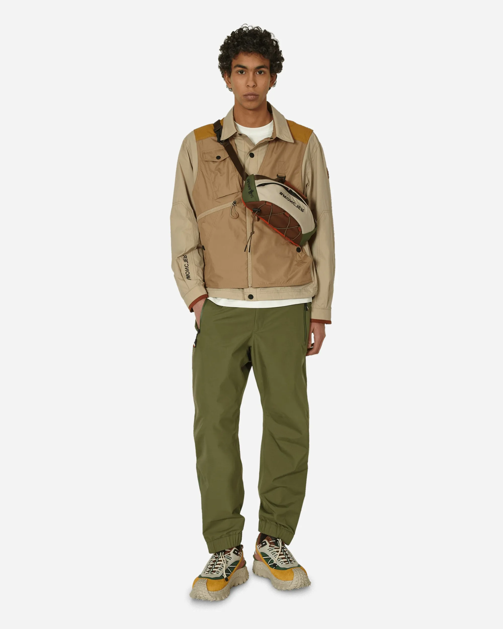 Moncler Grenoble Bags And Backpacks|Bags And Backpacks^Day-Namic Belt Bag Beige / Green / Orange