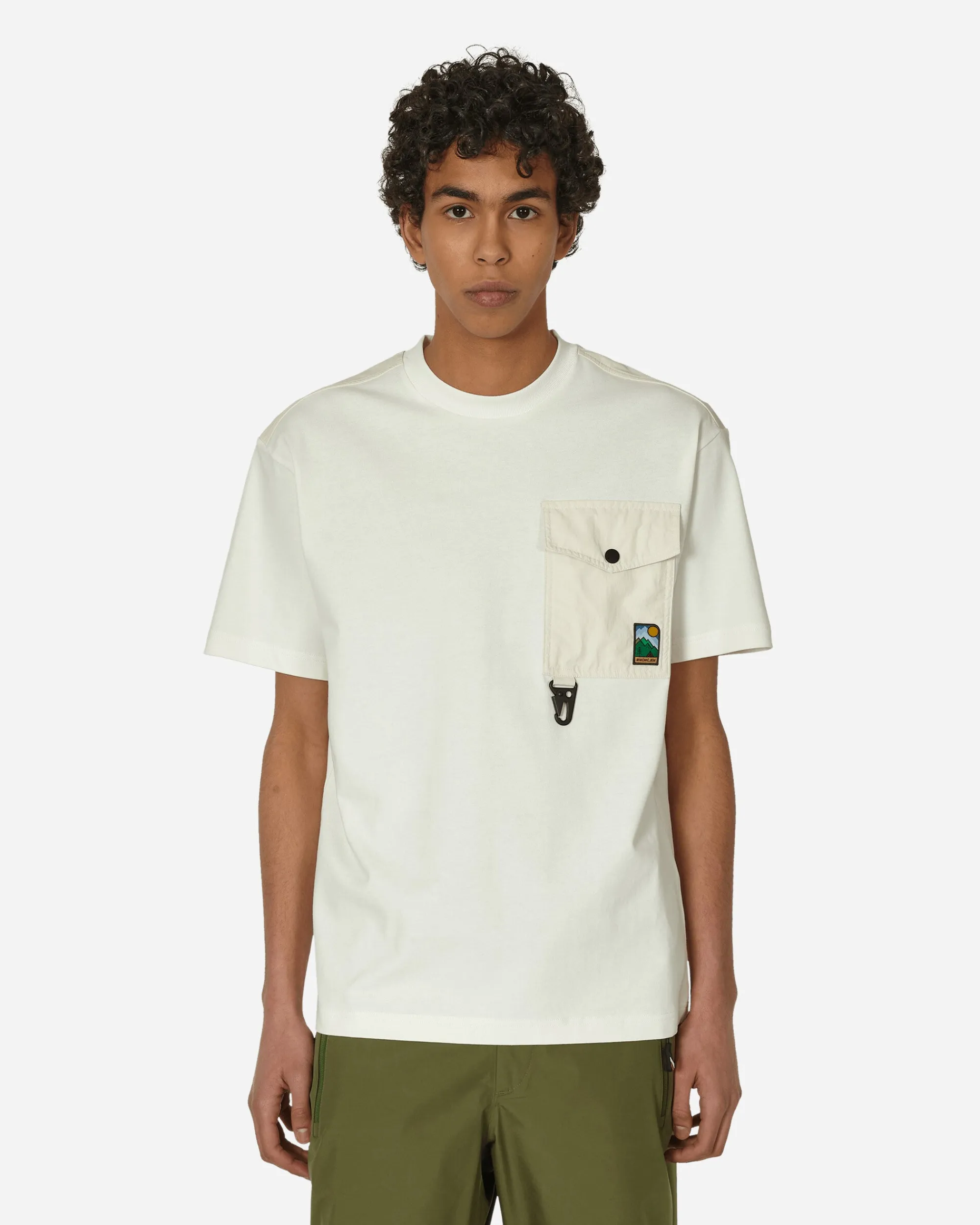 Moncler Grenoble T-Shirts^Day-Namic Pocket T-Shirt White