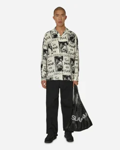 WACKO MARIA Shirts^Dead Kennedys Hawaiian Longsleeve Shirt (Type-2) White