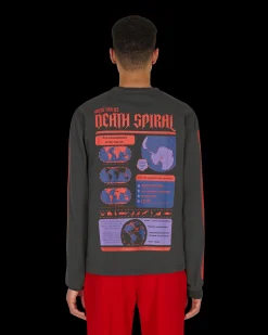 Phipps T-Shirts^Death Spiral Longsleeve T-Shirt Black