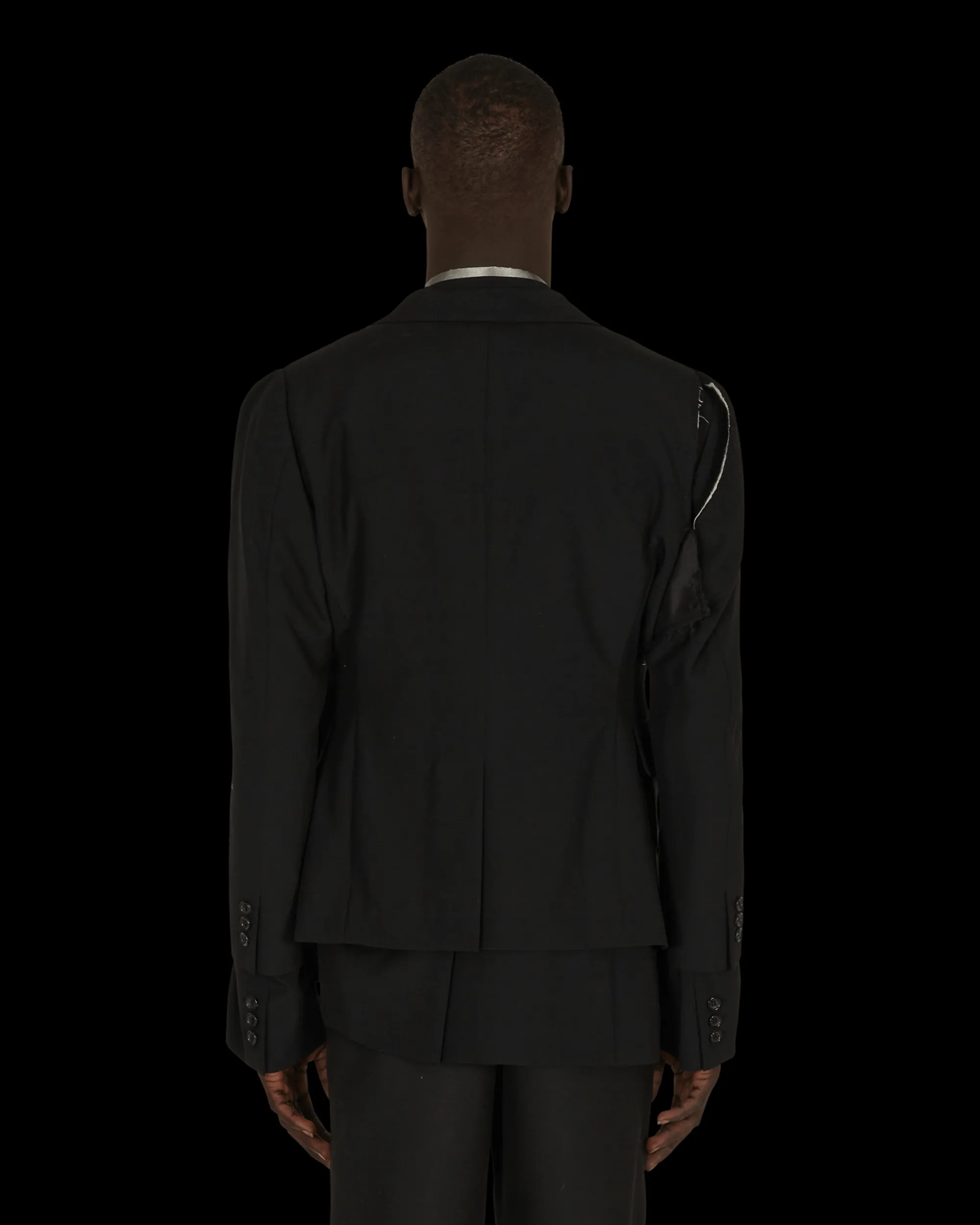 Comme Des Garçons Homme Plus Coats And Jackets^Deconstructed Blazer Black