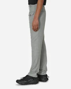 Comme Des Garçons Homme Plus Pants^Deconstructed Checked Wool Trousers Grey