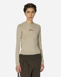 Ottolinger T-Shirts^Deconstructed Fitted Longsleeve Top Sand