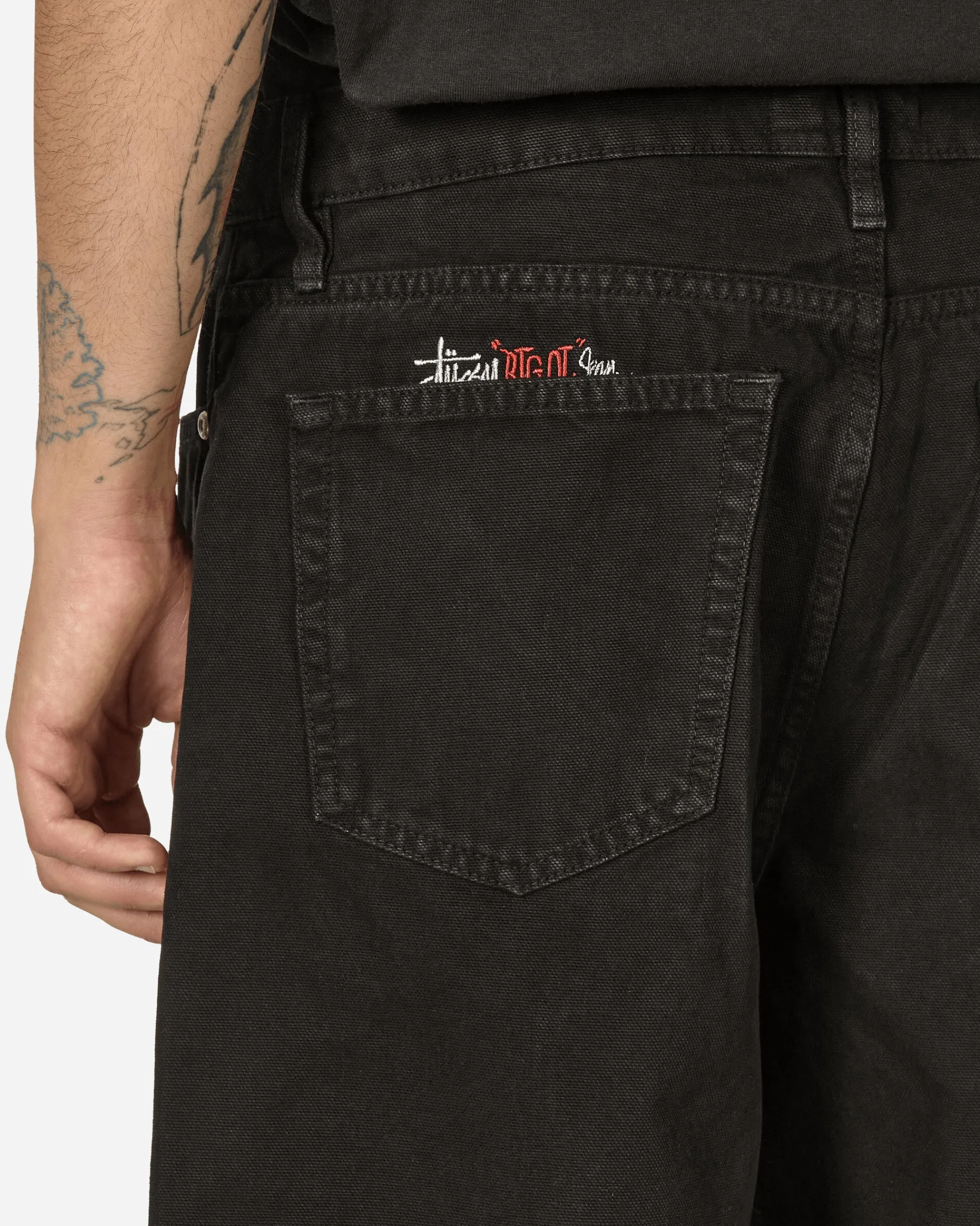 Stüssy Shorts^Denim Big Ol' Shorts Black