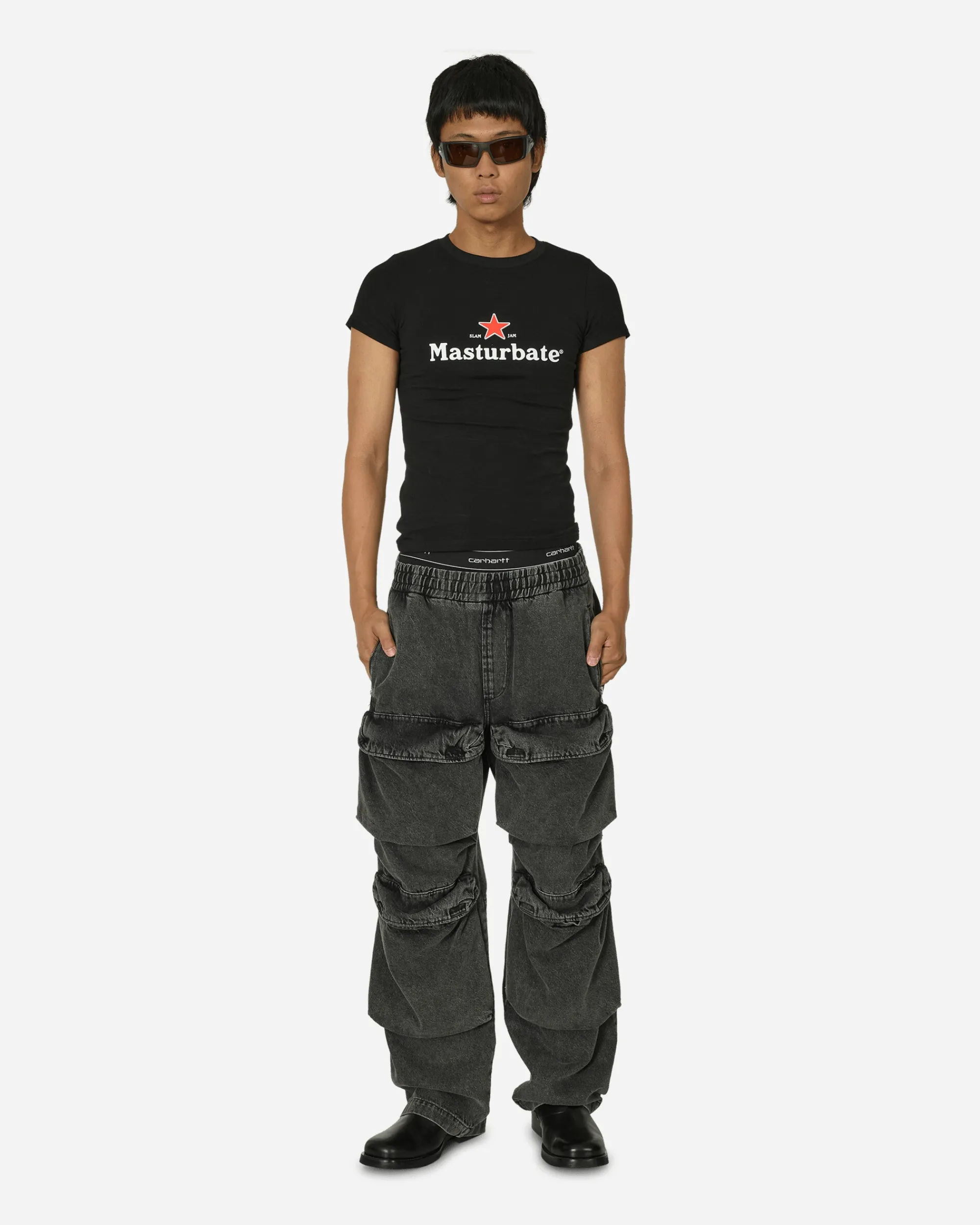 Diesel Pants^Denim Cargo Pants Black